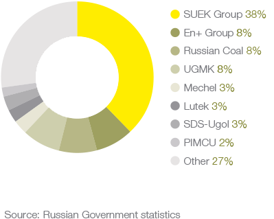 Thermal Coal Supplies Pie Chart